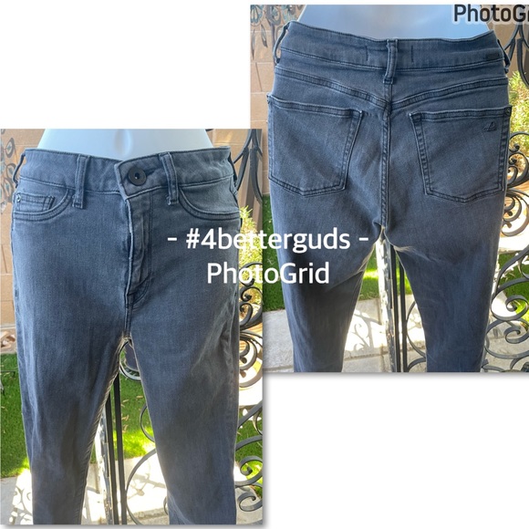 DL1961 Jessica Alba JAxDL No. 1 Trimtone Skinny High Rise Jeans in Battle 27 - Picture 2 of 16